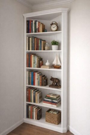 Corner Bookcase 1800 high