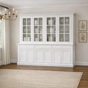 2400 wide French Provincial Buffet and Hutch