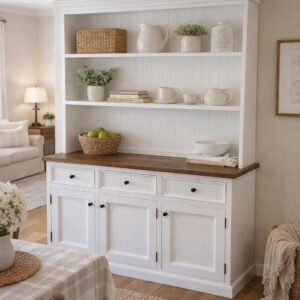 1600 wide Open top Buffet and Hutch