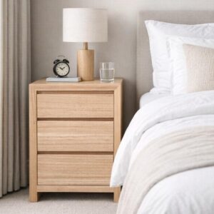Morgan 3 drawer bedside