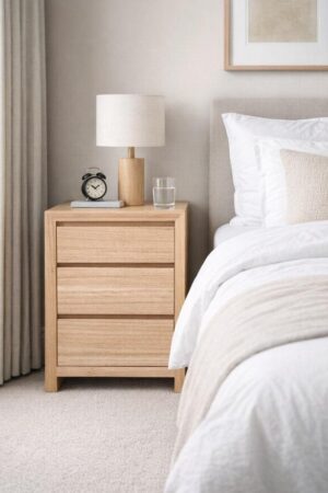 Morgan 3 drawer bedside