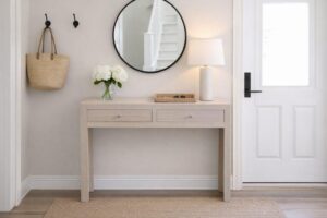 Oak Morgan 1100 wide hall table