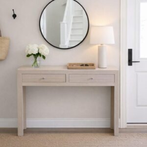 Oak Morgan 1100 wide hall table