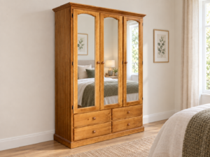 Wardrobe - 1900x1200x540 with mirror doors Stained