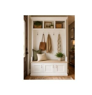 entryway mudroom bench