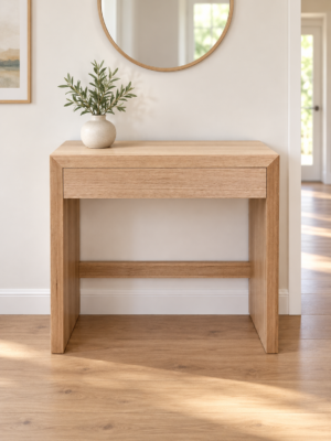 Oak Hall table 760Hx800Wx400D