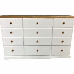 Savannah 1800 wide 12 drawer chest -2 Tone