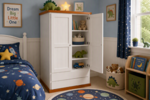 Wardrobe 900 wide Combination 2 tone