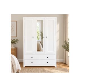 Wardrobe 1200 wide with 4 drawers