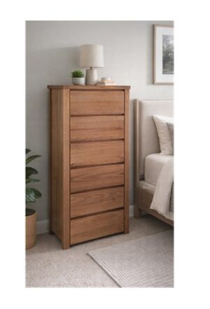 Jackie 600 wide 6 drawer slimboy Oak