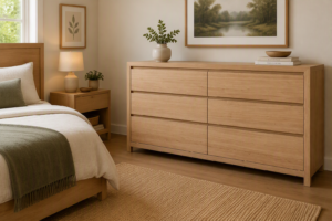 Morgan Oak 1800 6 drawer chest
